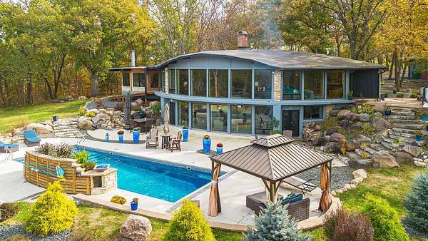 3.62 Acres of Residential Land with Home for Sale in Adel, Iowa