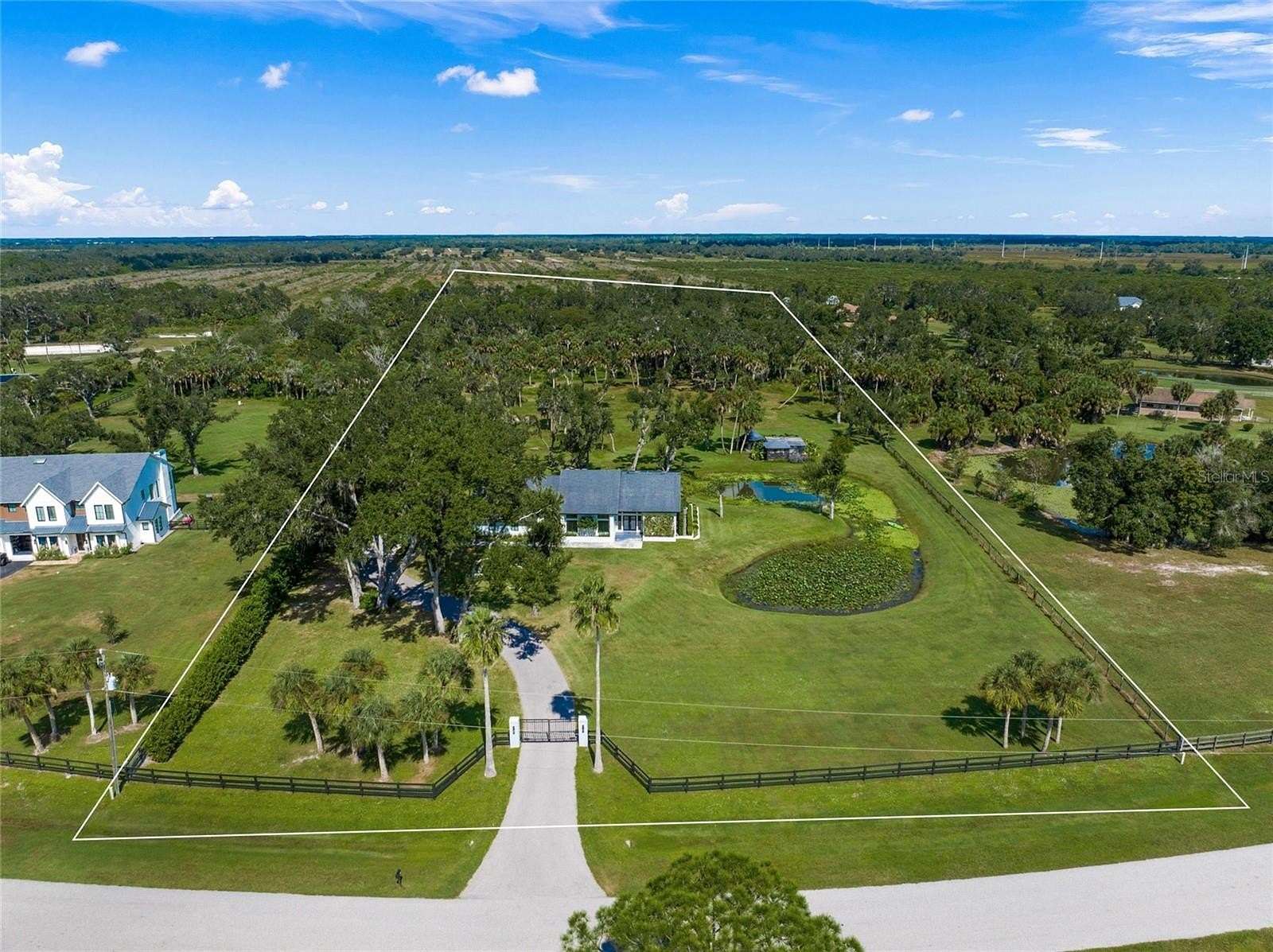 5 Acres of Land with Home for Sale in Sarasota, Florida