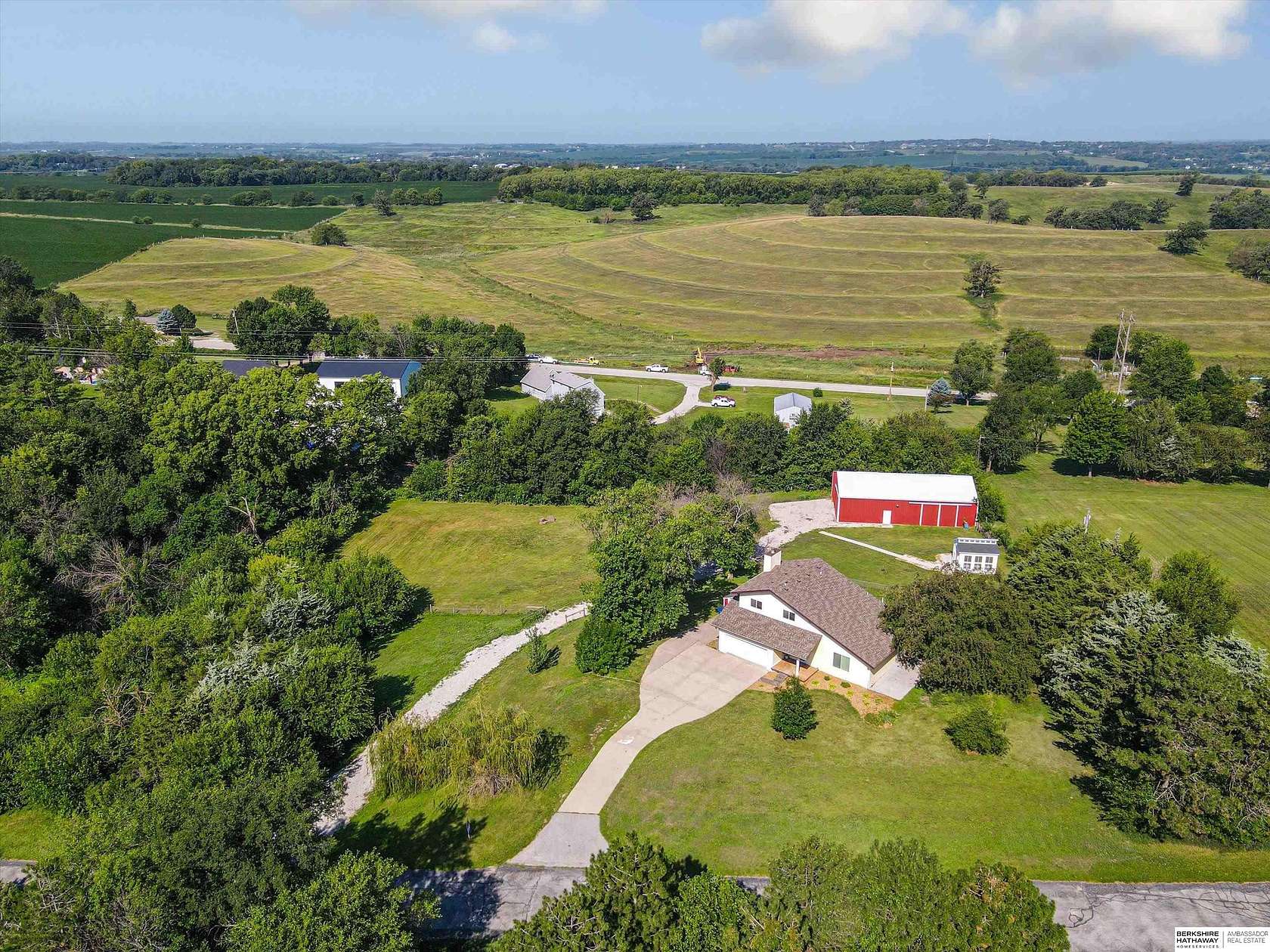 2.5 Acres of Residential Land with Home for Sale in Plattsmouth, Nebraska