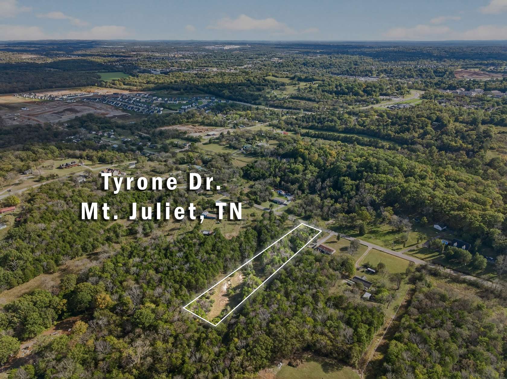2.1 Acres of Residential Land for Auction in Mount Juliet, Tennessee