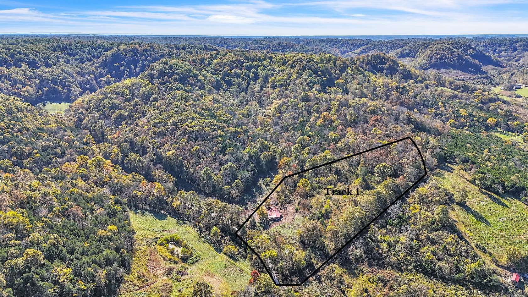 39.9 Acres of Land with Home for Auction in Woodbury, Tennessee