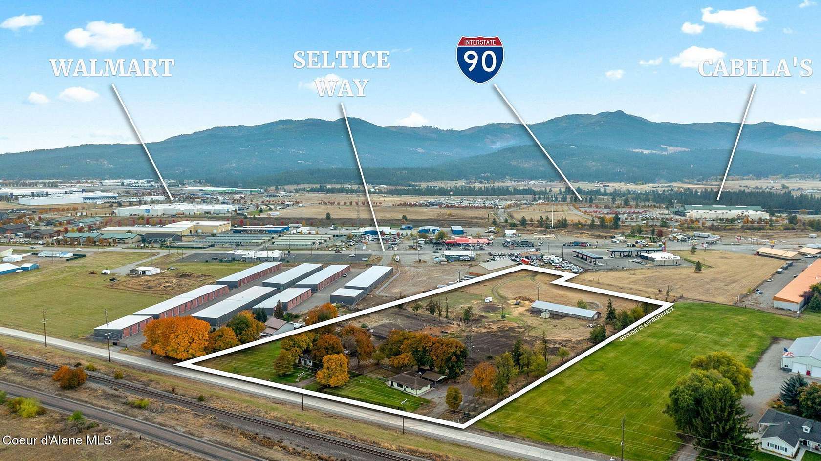 7 Acres of Improved Residential Land for Sale in Post Falls, Idaho