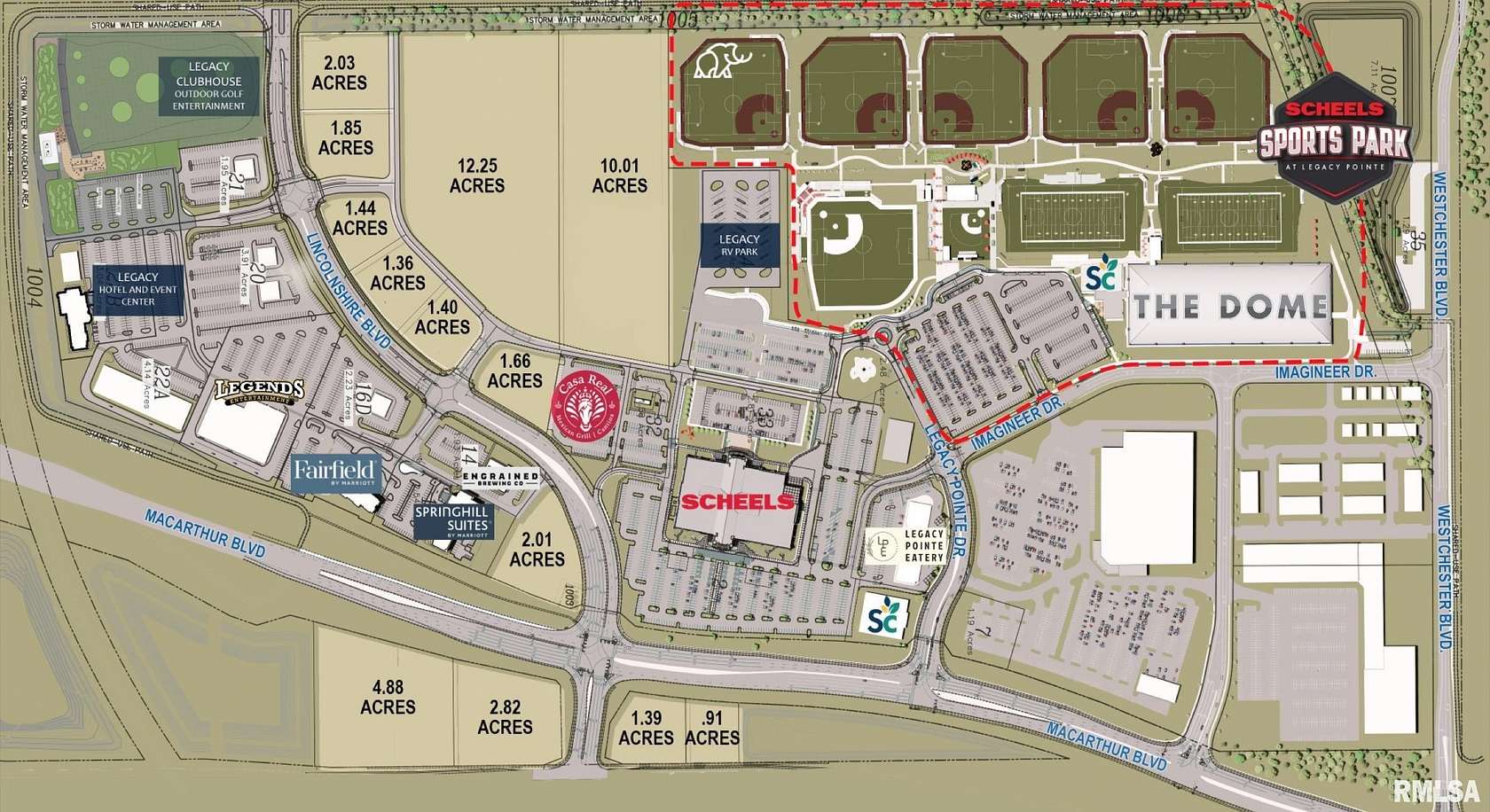4.88 Acres of Commercial Land for Sale in Springfield, Illinois