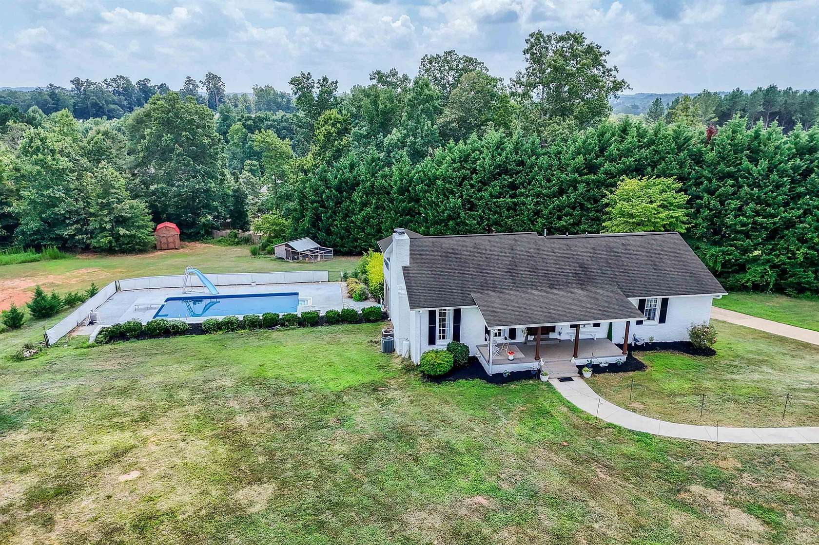 2.6 Acres of Residential Land with Home for Sale in Greer, South Carolina