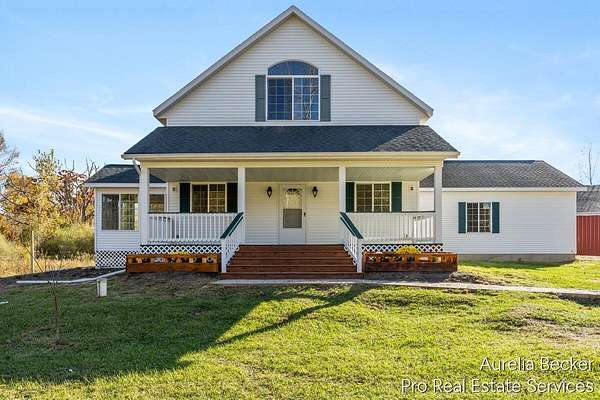 6.55 Acres of Land with Home for Sale in Cedar Springs, Michigan