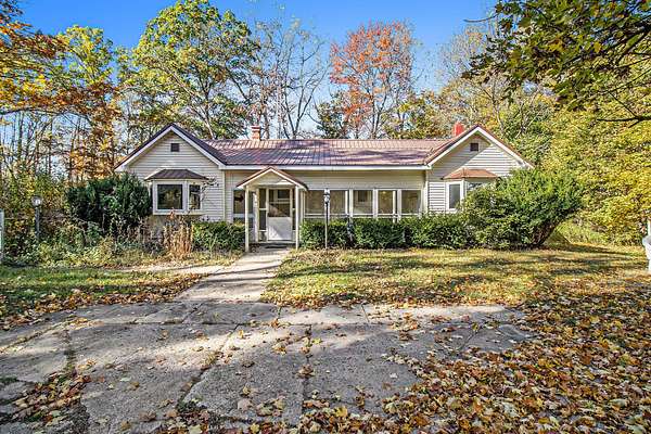 19.8 Acres of Recreational Land with Home for Sale in Holton, Michigan