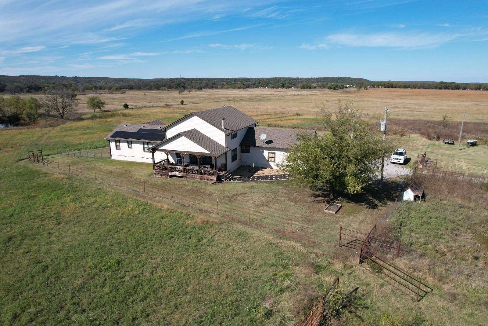 10 Acres of Land with Home for Sale in Beggs, Oklahoma