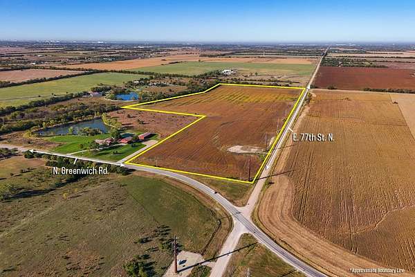 37 Acres of Agricultural Land for Auction in Wichita, Kansas