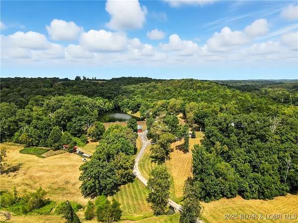 16 Acres of Recreational Land with Home for Sale in Henley, Missouri
