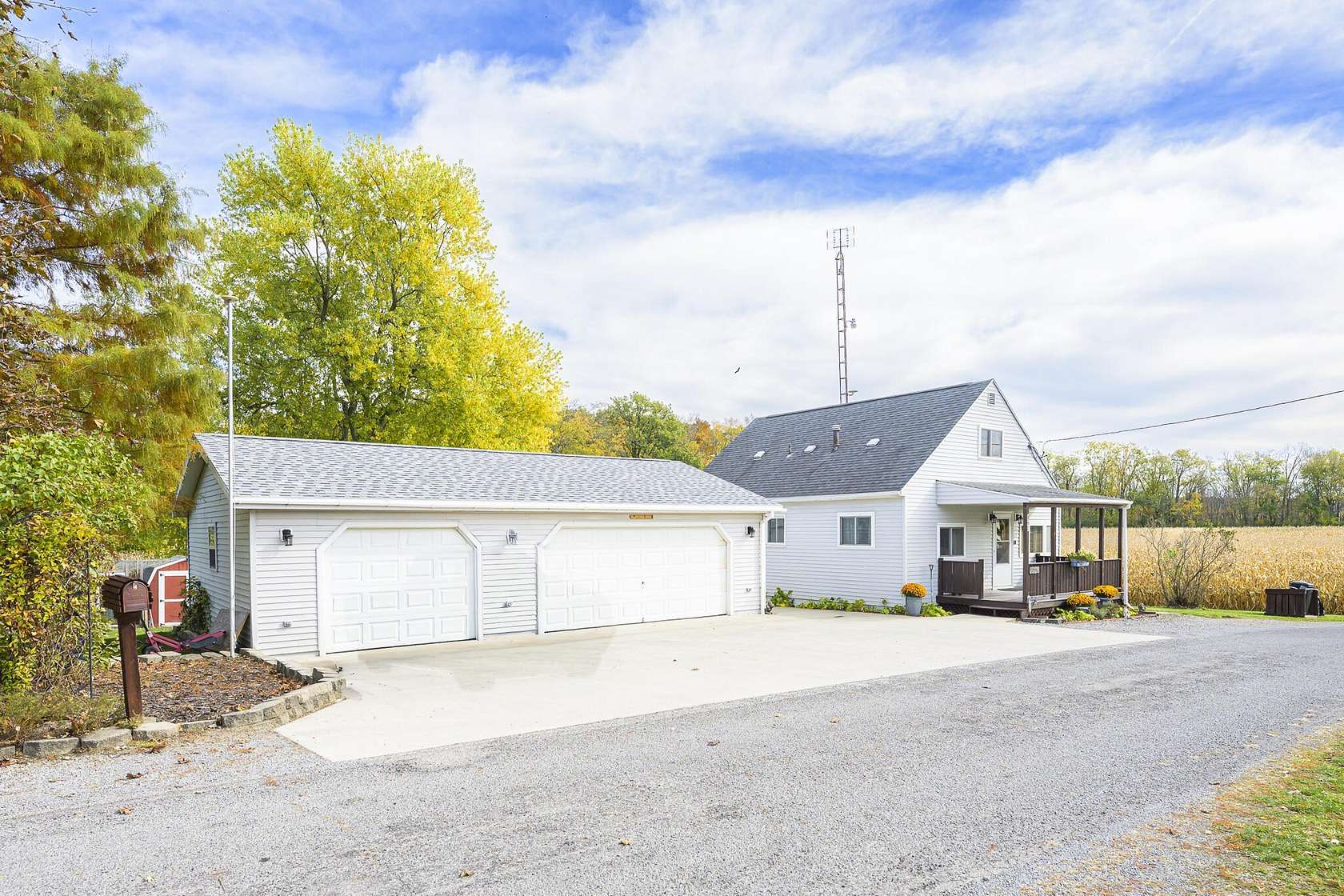 7.2 Acres of Land with Home for Sale in Russells Point, Ohio