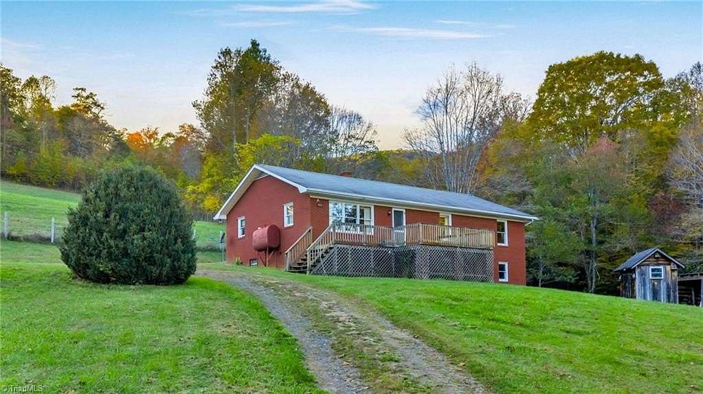 43 Acres of Land with Home for Sale in West Jefferson, North Carolina