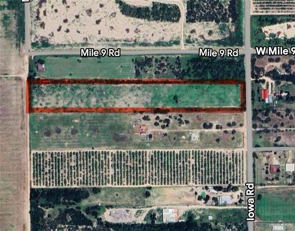 9.7 Acres of Residential Land for Sale in Mission, Texas