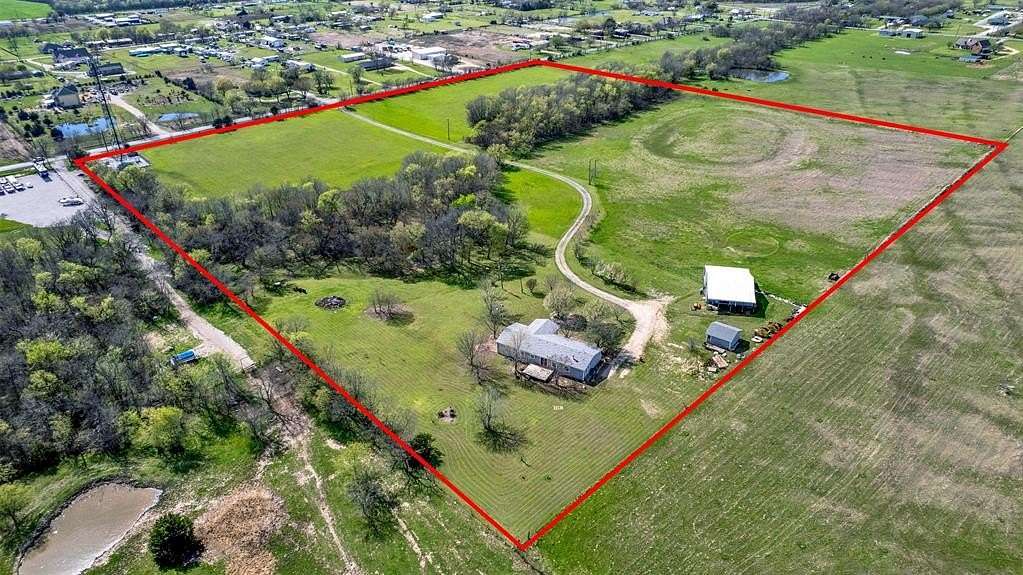 22.9 Acres of Agricultural Land with Home for Sale in Royse City, Texas