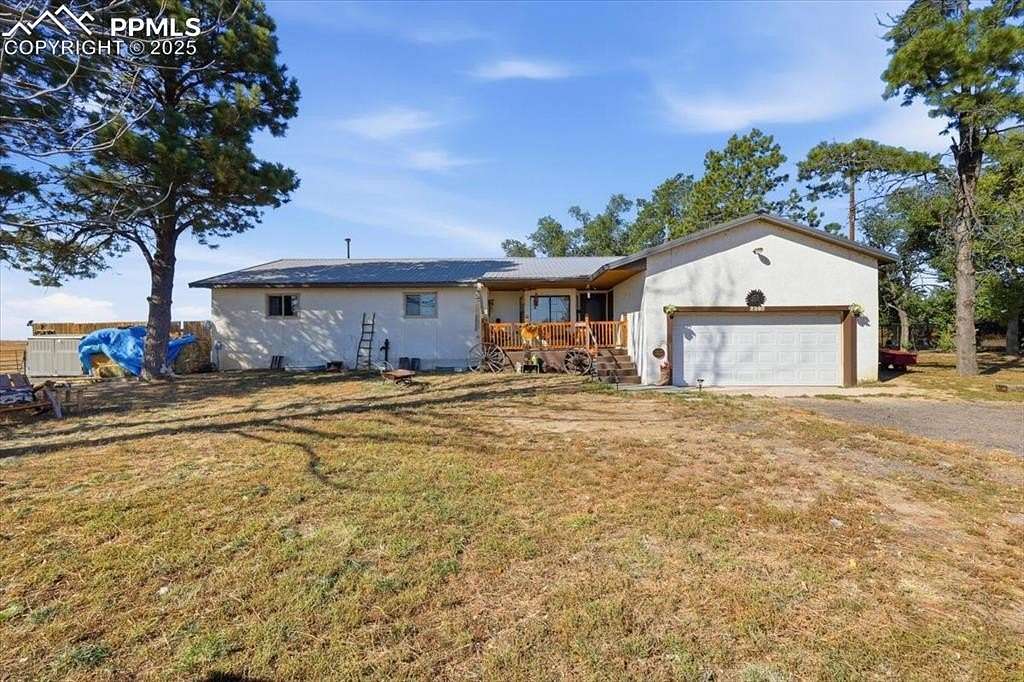 44 Acres of Agricultural Land with Home for Sale in Calhan, Colorado