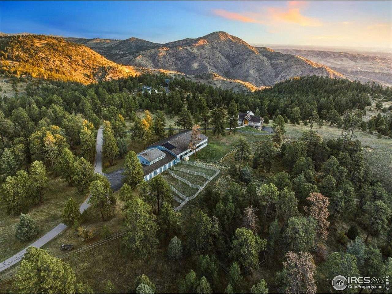 70 Acres of Agricultural Land with Home for Sale in Indian Hills, Colorado