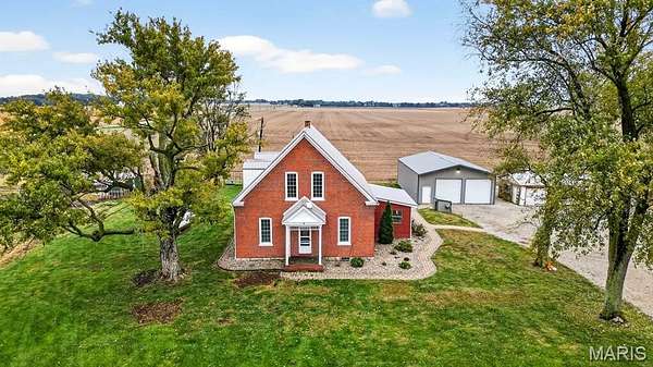 3.3 Acres of Residential Land with Home for Sale in New Athens, Illinois