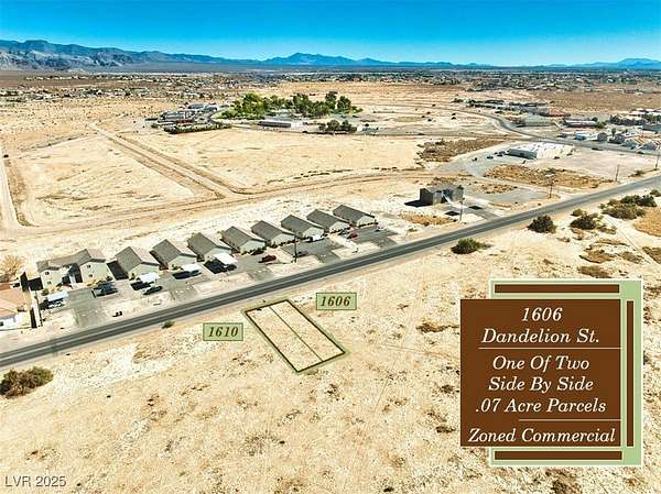 0.07 Acres of Commercial Land for Sale in Pahrump, Nevada
