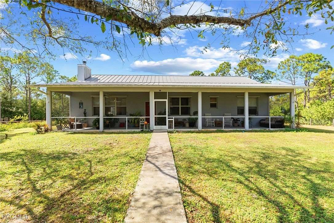 8.5 Acres of Land with Home for Sale in North Fort Myers, Florida