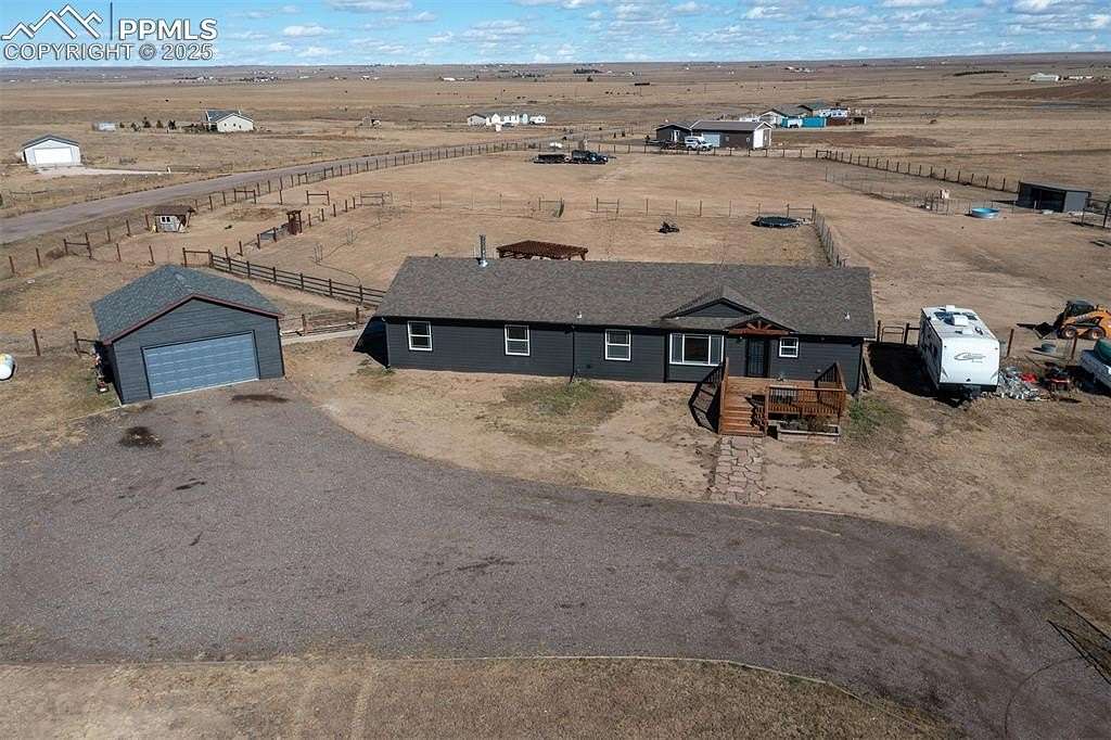 3.85 Acres of Residential Land with Home for Sale in Calhan, Colorado