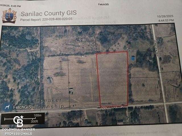 4.65 Acres of Land for Sale in Melvin, Michigan