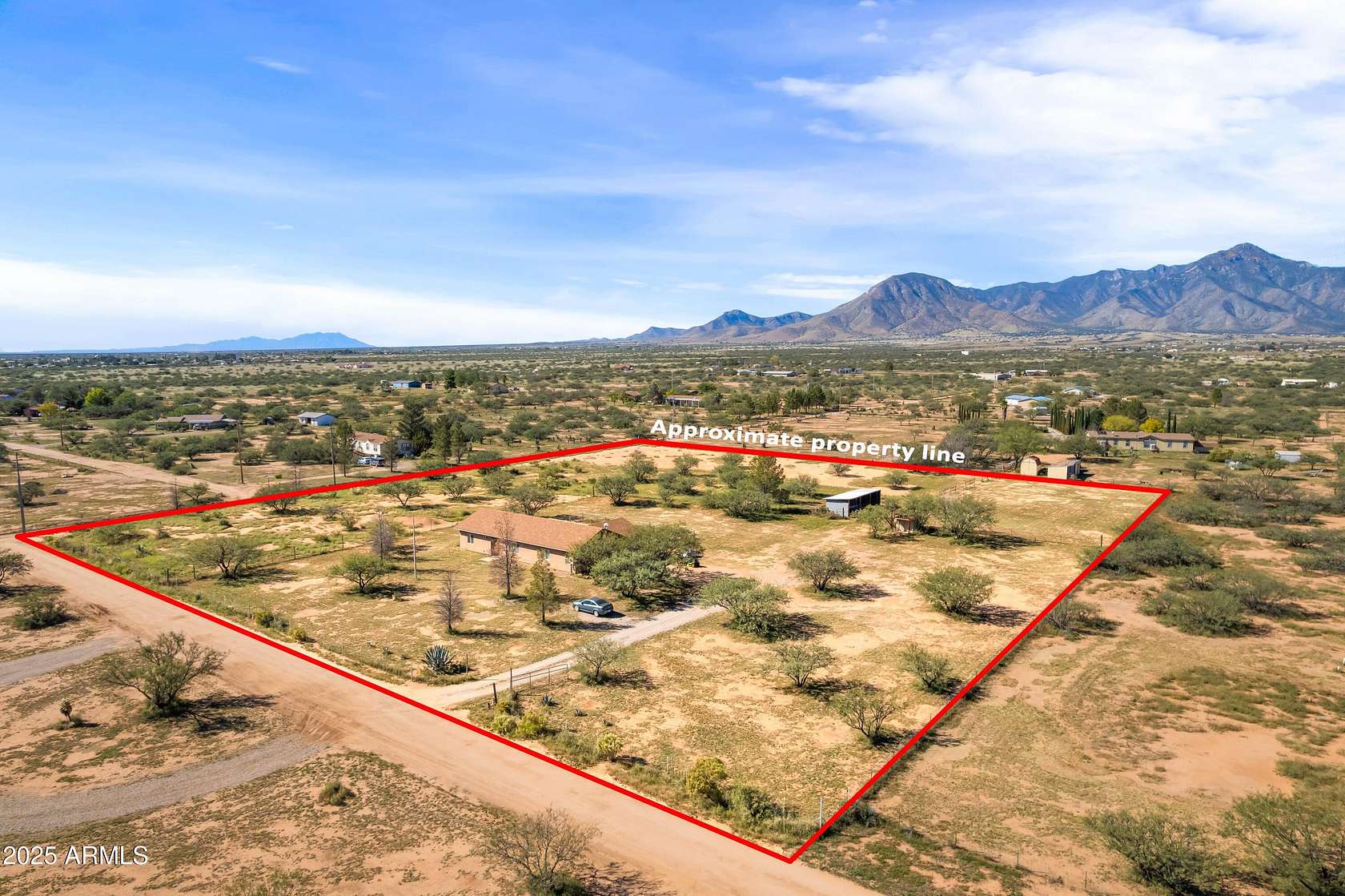 4.13 Acres of Residential Land with Home for Sale in Hereford, Arizona