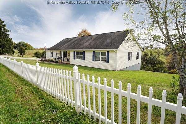 6.74 Acres of Land with Home for Sale in Red House, West Virginia