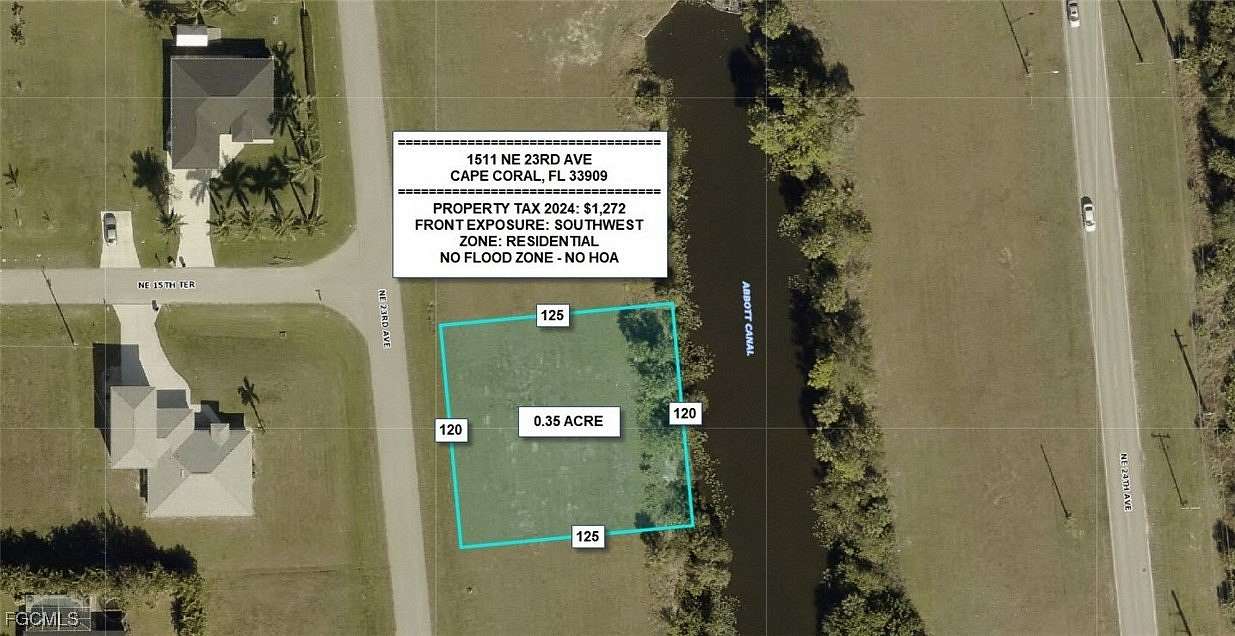 0.35 Acres of Residential Land for Sale in Cape Coral, Florida