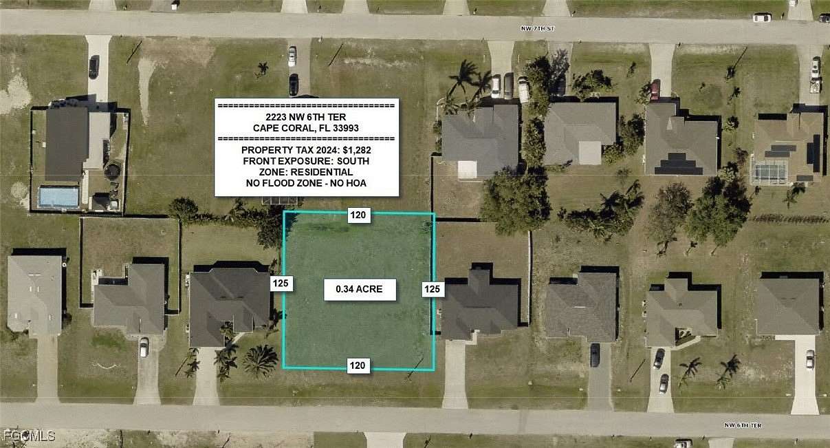 0.34 Acres of Residential Land for Sale in Cape Coral, Florida