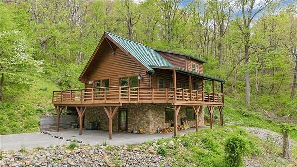 38.4 Acres of Recreational Land with Home for Sale in Callaway, Virginia