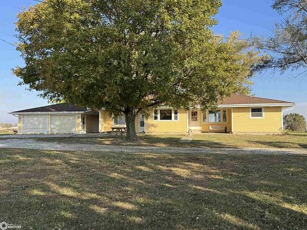 3 Acres of Residential Land with Home for Sale in Ollie, Iowa