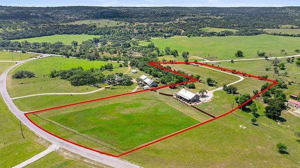 6.44 Acres of Residential Land with Home for Sale in Blanco, Texas