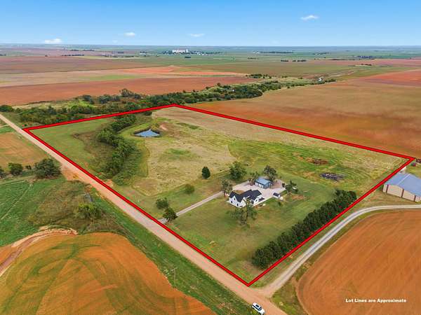20 Acres of Land with Home for Sale in Burlington, Oklahoma