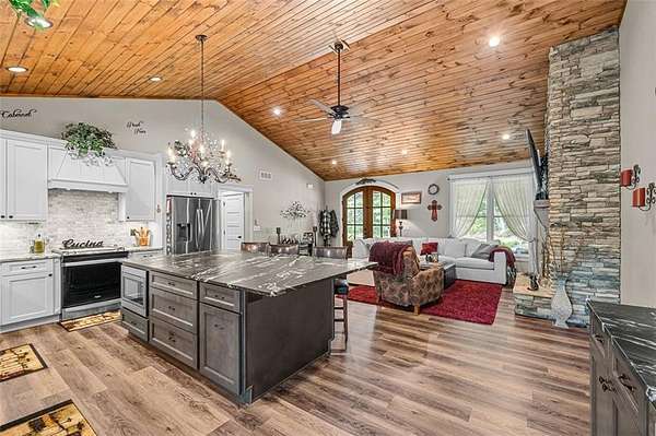 5 Acres of Residential Land with Home for Sale in Talking Rock, Georgia