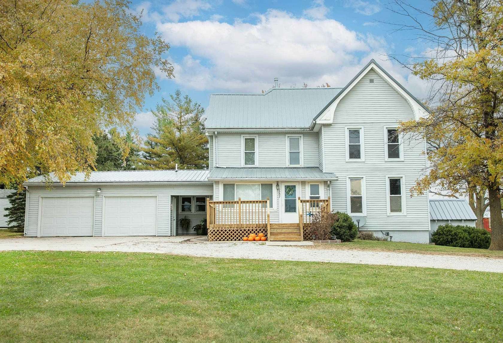 3 Acres of Land with Home for Sale in La Porte City, Iowa