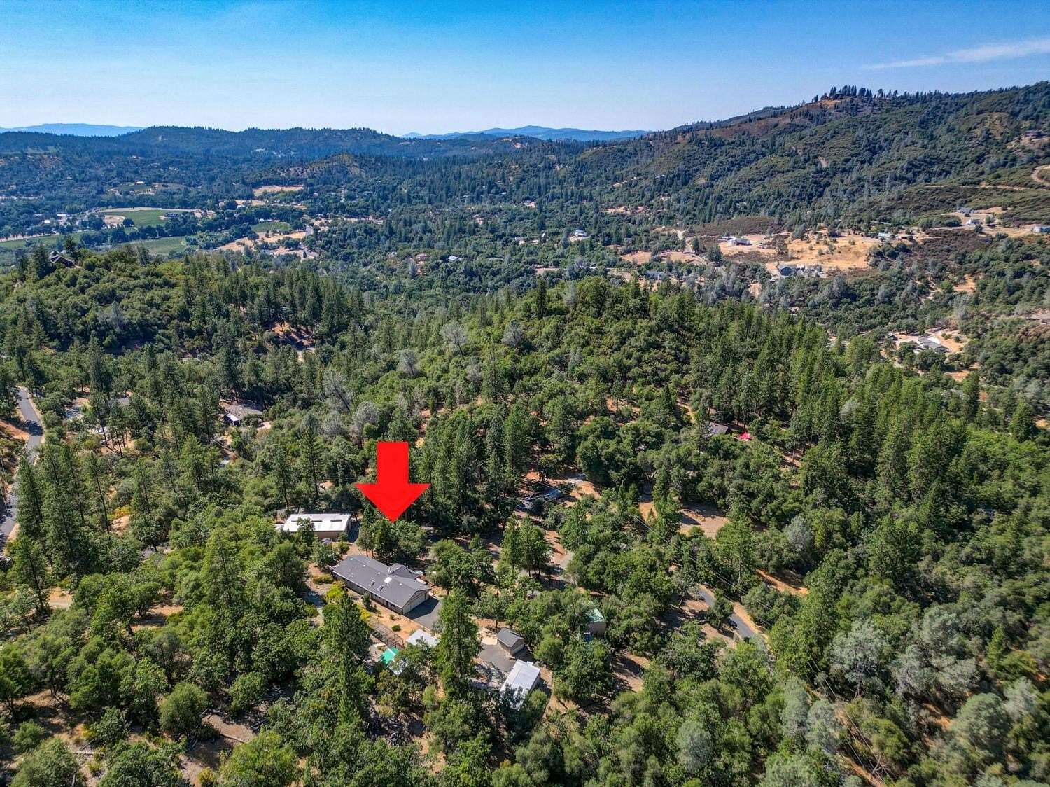 5.14 Acres of Land with Home for Sale in Murphys, California