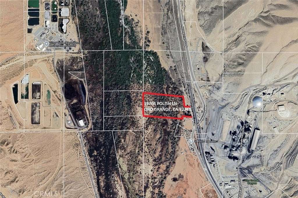 26.3 Acres of Agricultural Land with Home for Sale in Oro Grande, California