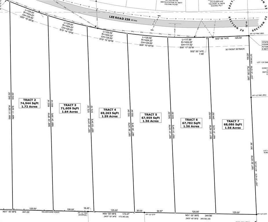 1.64 Acres of Residential Land for Sale in Smiths Station, Alabama