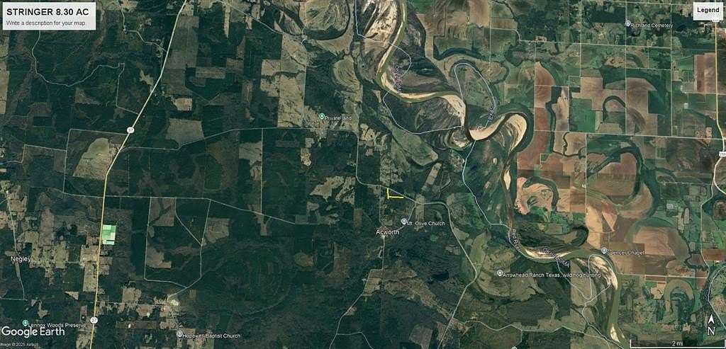 8.3 Acres of Land for Sale in Clarksville, Texas