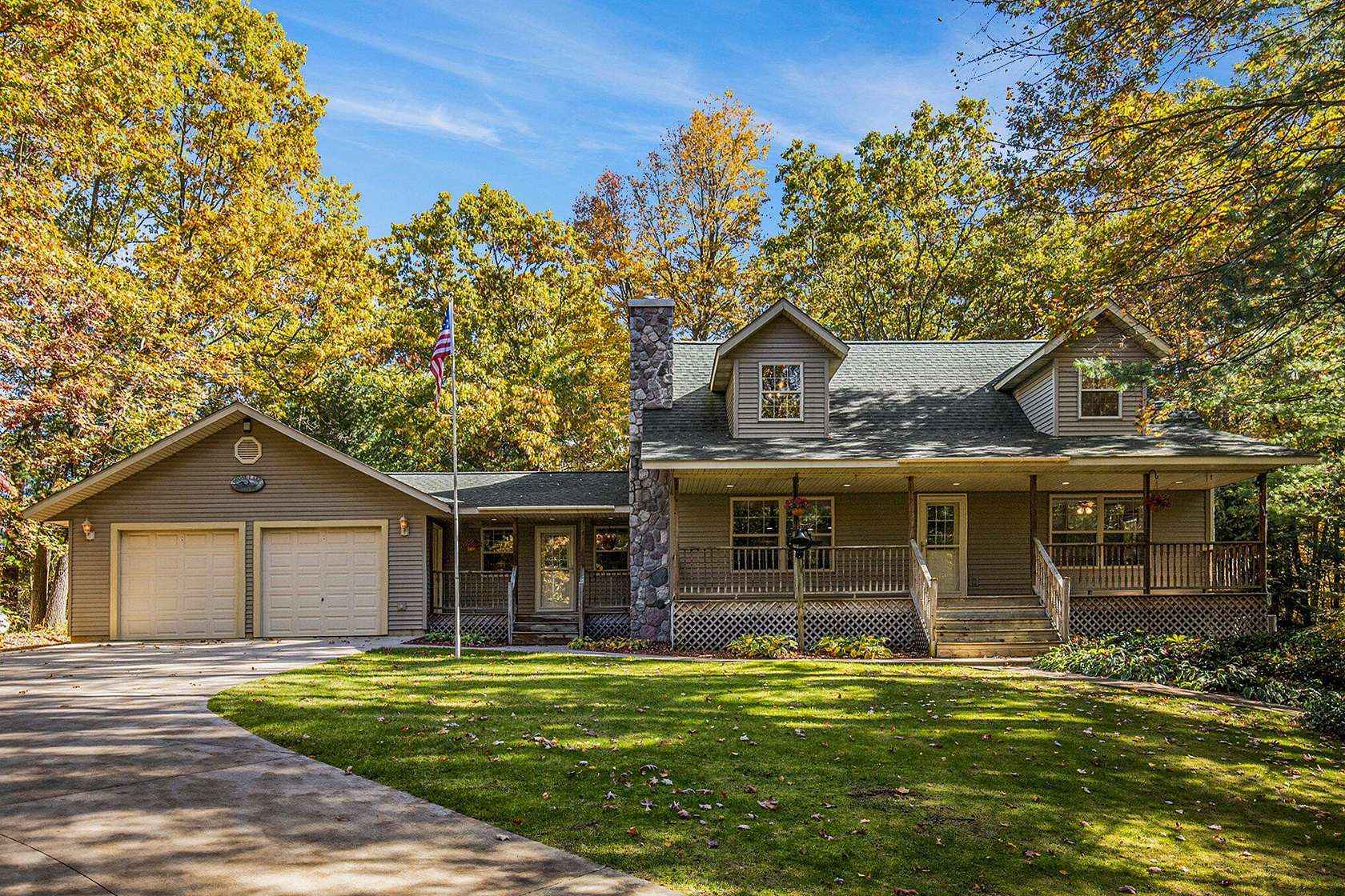 3 Acres of Residential Land with Home for Sale in Hamilton, Michigan