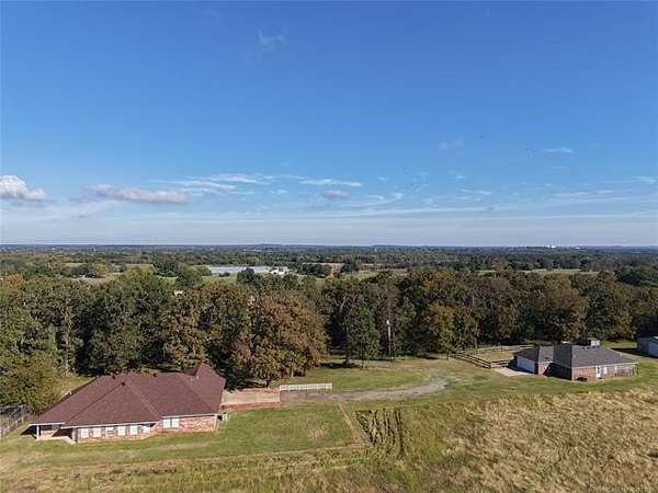 25 Acres of Agricultural Land with Home for Sale in Shady Point, Oklahoma