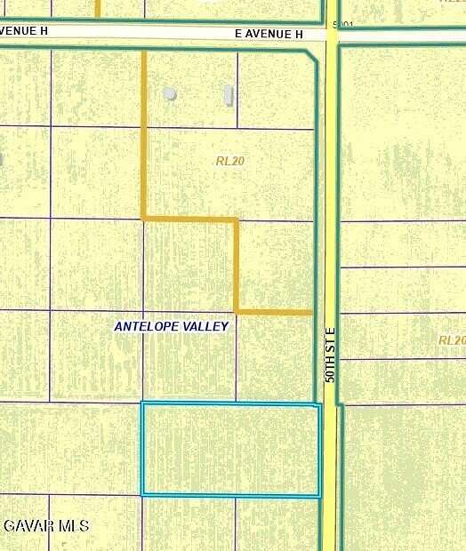 5 Acres of Land for Sale in Lancaster, California