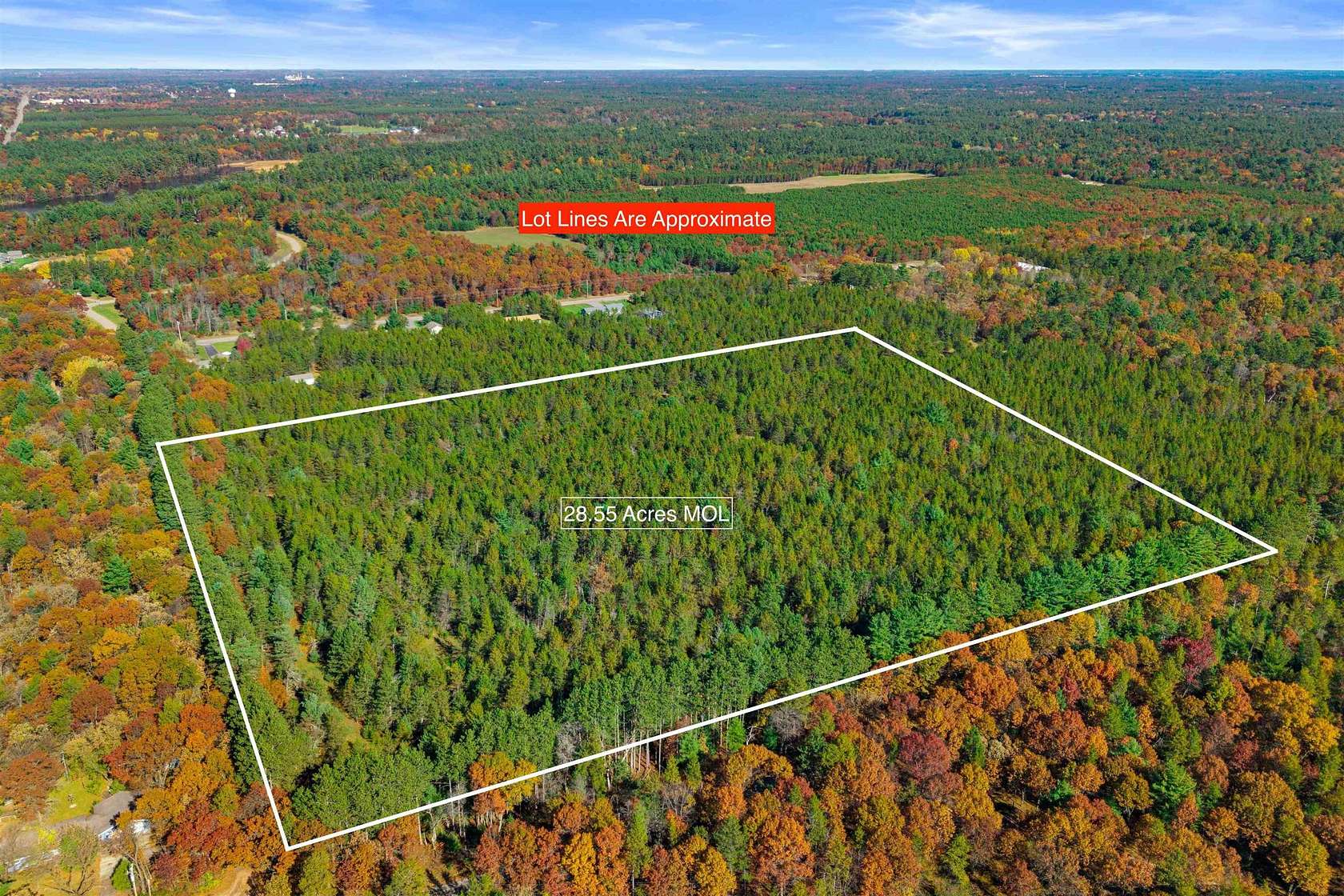 28.6 Acres of Recreational Land for Sale in Wisconsin Rapids, Wisconsin