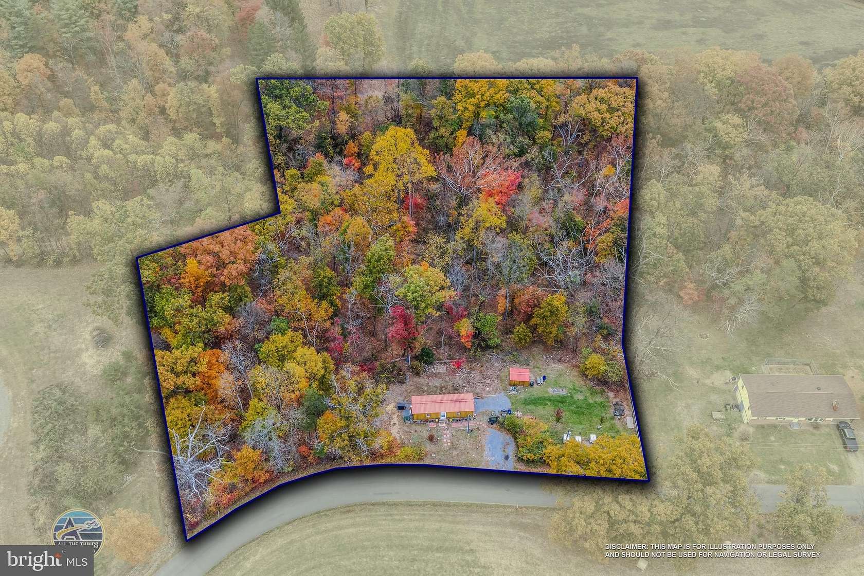 2.27 Acres of Land with Home for Sale in Berkeley Springs, West Virginia