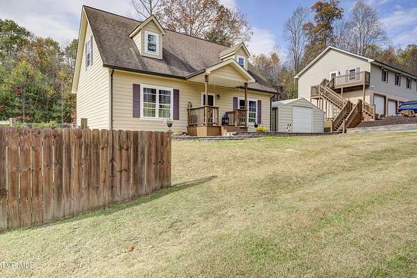 8.52 Acres of Land with Home for Sale in Mountain City, Tennessee