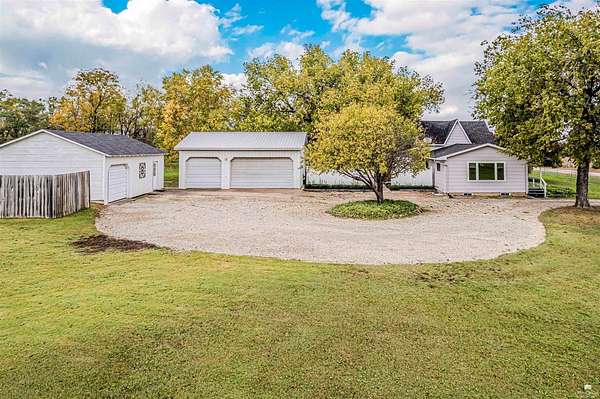 27.3 Acres of Agricultural Land with Home for Sale in Abilene, Kansas