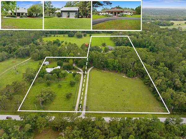 14 Acres of Land with Home for Sale in Brooksville, Florida
