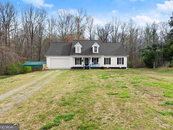7.68 Acres of Residential Land with Home for Sale in Gillsville, Georgia