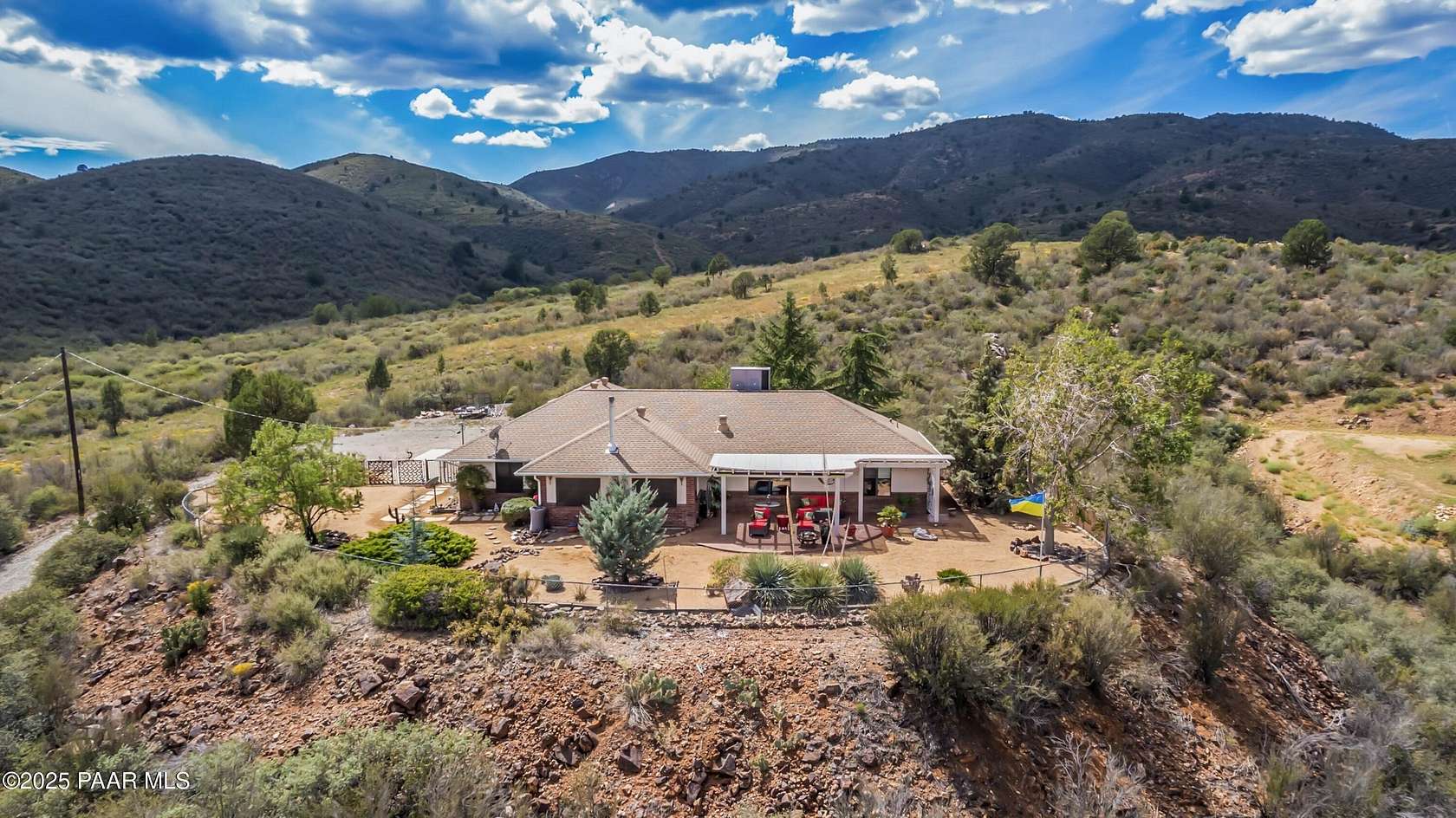 4.87 Acres of Residential Land with Home for Sale in Dewey-Humboldt, Arizona