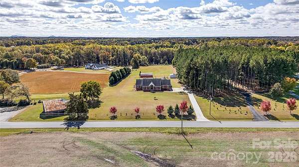7.5 Acres of Land with Home for Sale in Lincolnton, North Carolina
