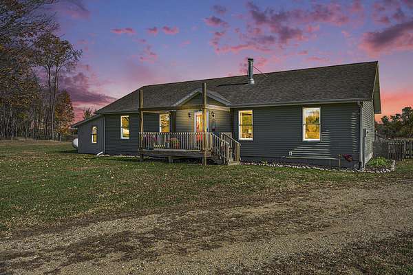 34 Acres of Recreational Land with Home for Sale in Bangor, Michigan